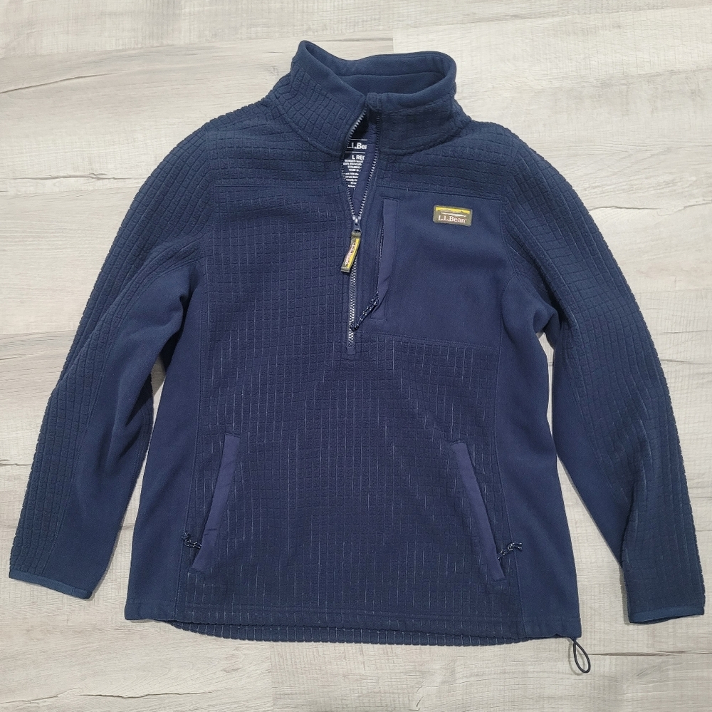 L.L. Bean Women's Mountain Classic Windproof Fleece, Quarter-Zip Large